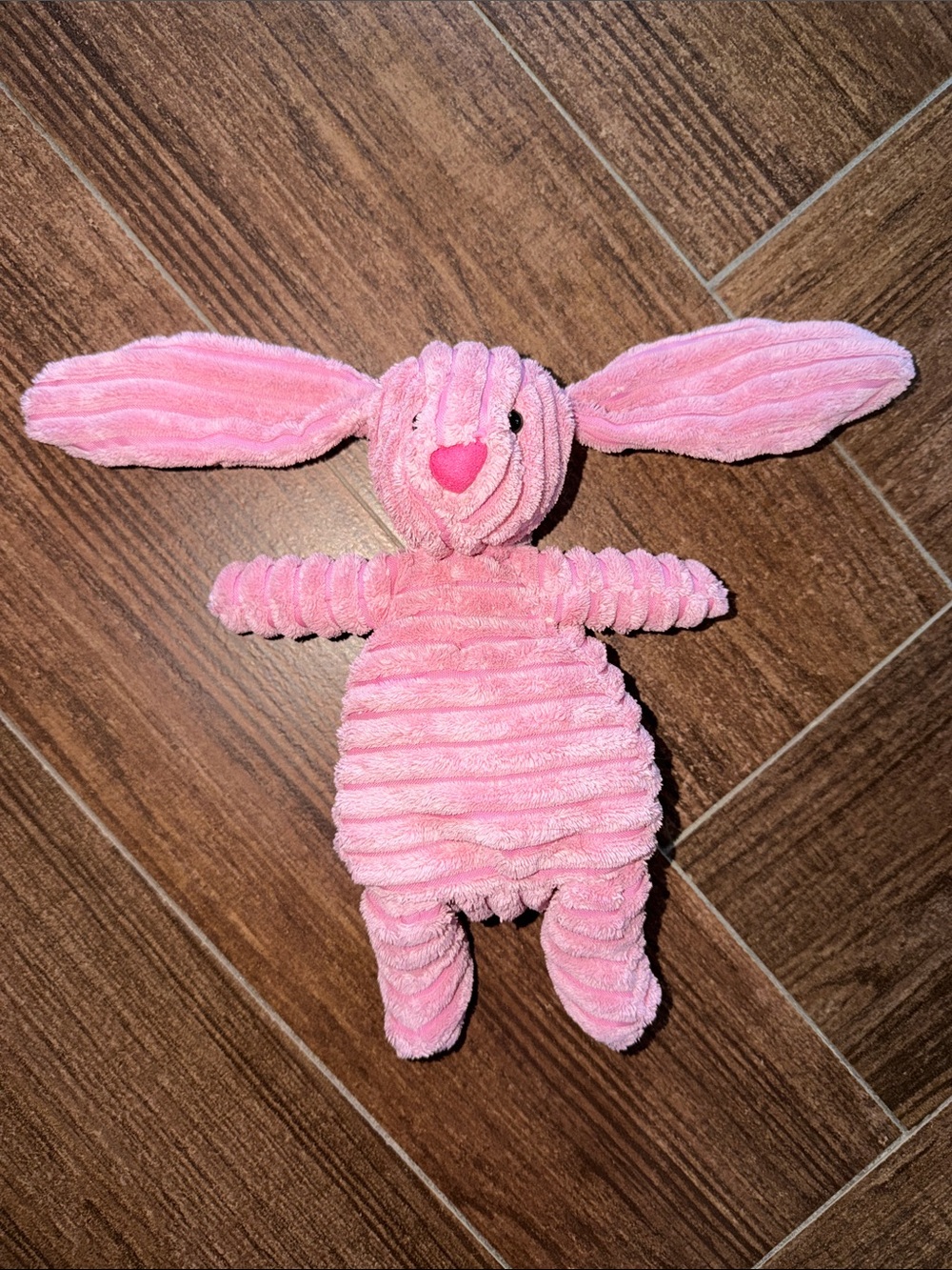 Jellycat Cordy Roy Hot Pink Bunny Small soft ribbed bunny